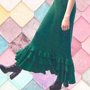 Vintage Green Cirette California Dress
